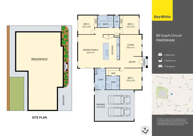 Floorplan of Homely house listing, 69 Coach Circuit, Pakenham VIC 3810