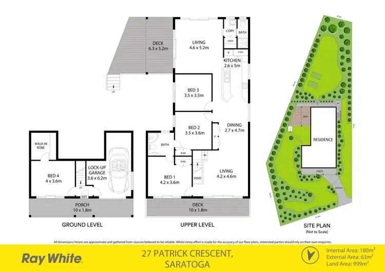 Floorplan of Homely house listing, 27 Patrick Crescent, Saratoga NSW 2251