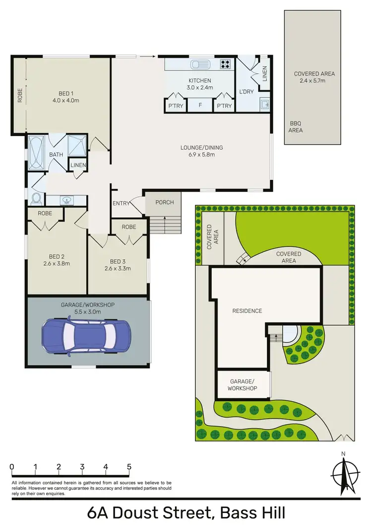 Floorplan of Homely house listing, 6A Doust Street, Bass Hill NSW 2197