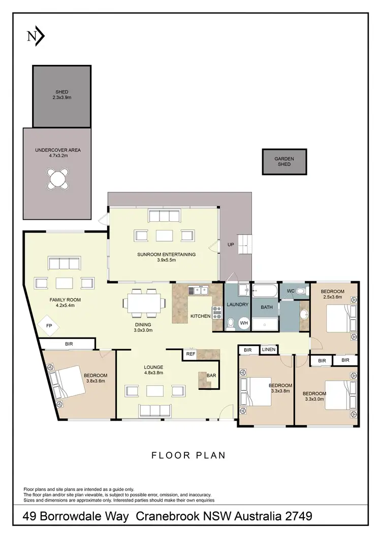 Floorplan of Homely house listing, 49 Borrowdale Way, Cranebrook NSW 2749