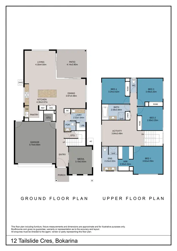 Floorplan of Homely house listing, 12 Tailslide Crescent, Bokarina QLD 4575