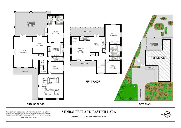 Floorplan of Homely house listing, 2 Jindalee Place, East Killara NSW 2071