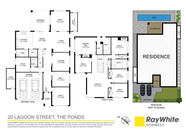 Floorplan of Homely house listing, 20 Lagoon Street, The Ponds NSW 2769