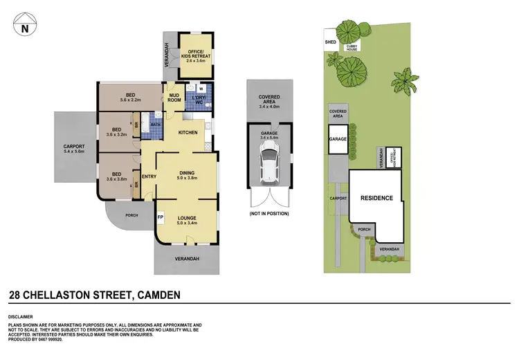 Floorplan of Homely house listing, 28 Chellaston Street, Camden NSW 2570