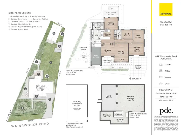 Floorplan of Homely house listing, 664 Waterworks Road, Ashgrove QLD 4060