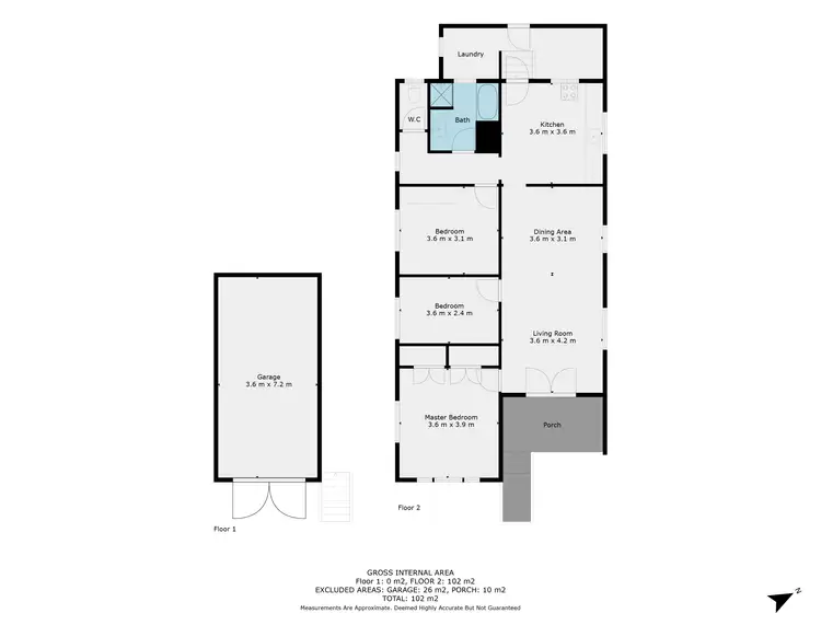 Floorplan of Homely house listing, 54 Swan Terrace, Windsor QLD 4030