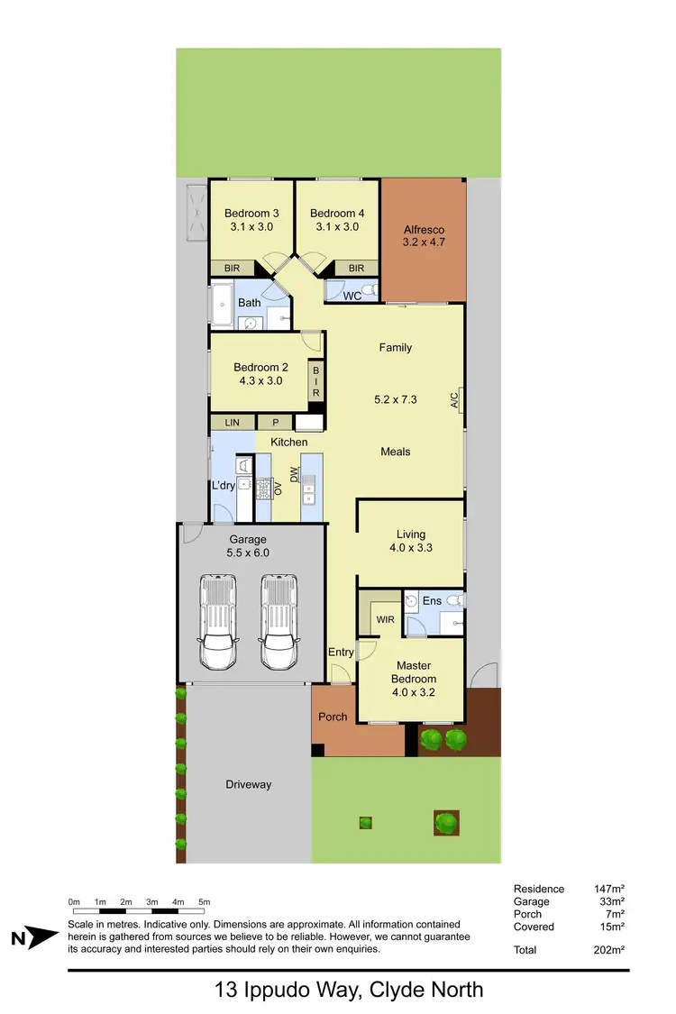 Floorplan of Homely house listing, 13 Ippudo Way, Clyde North VIC 3978