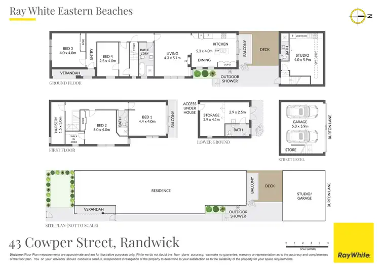 Floorplan of Homely house listing, 43 Cowper Street, Randwick NSW 2031