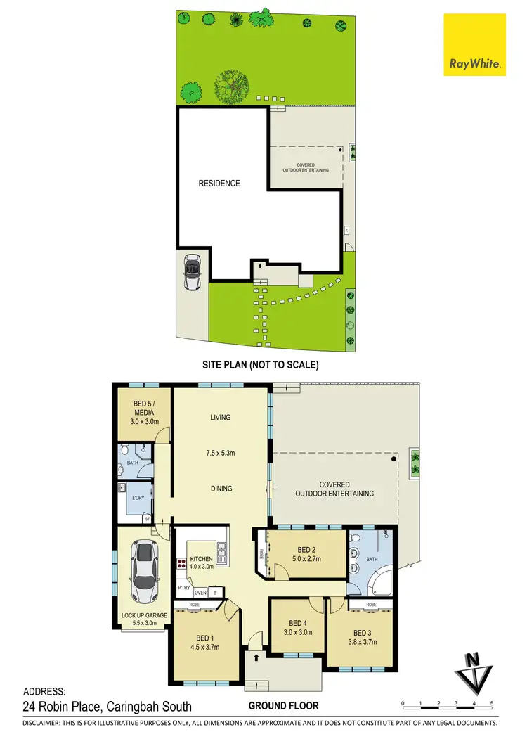 Floorplan of Homely house listing, 24 Robin Place, Caringbah South NSW 2229