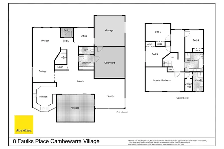 Floorplan of Homely house listing, 8 Faulks Place, Cambewarra Village NSW 2540