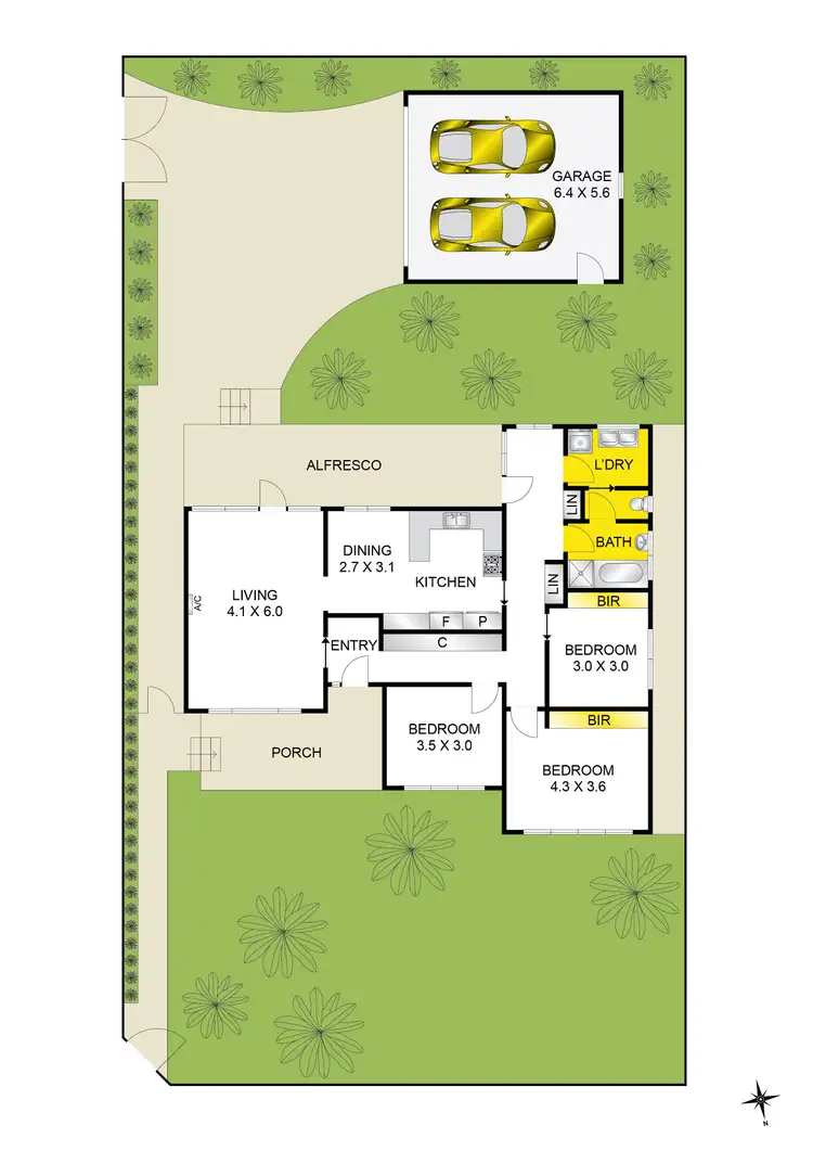 Floorplan of Homely house listing, 83 Settlement Road, Belmont VIC 3216