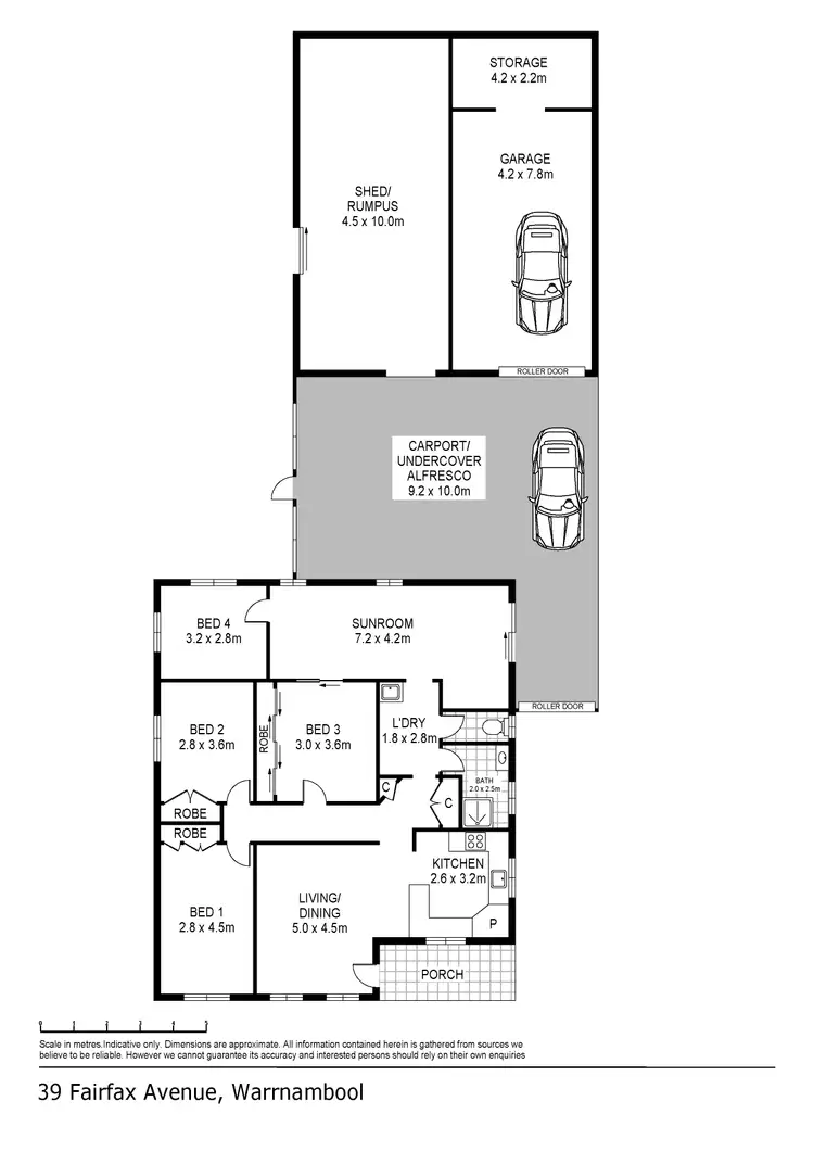 Floorplan of Homely house listing, 39 Fairfax Avenue, Warrnambool VIC 3280