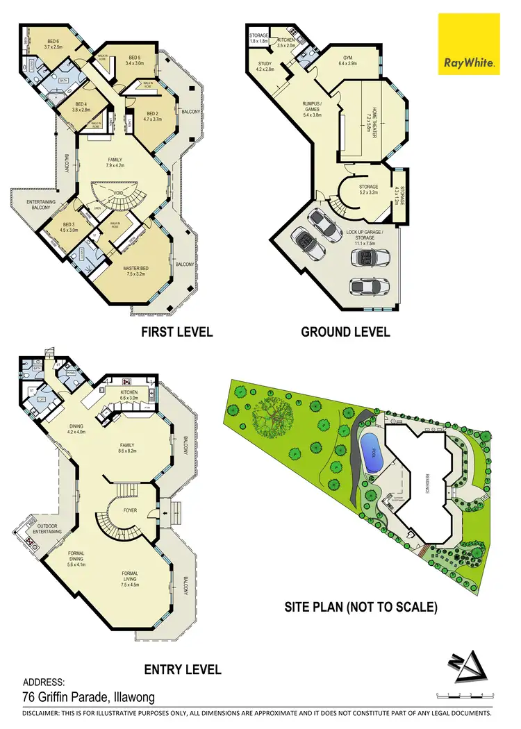 Floorplan of Homely house listing, 76 Griffin Parade, Illawong NSW 2234