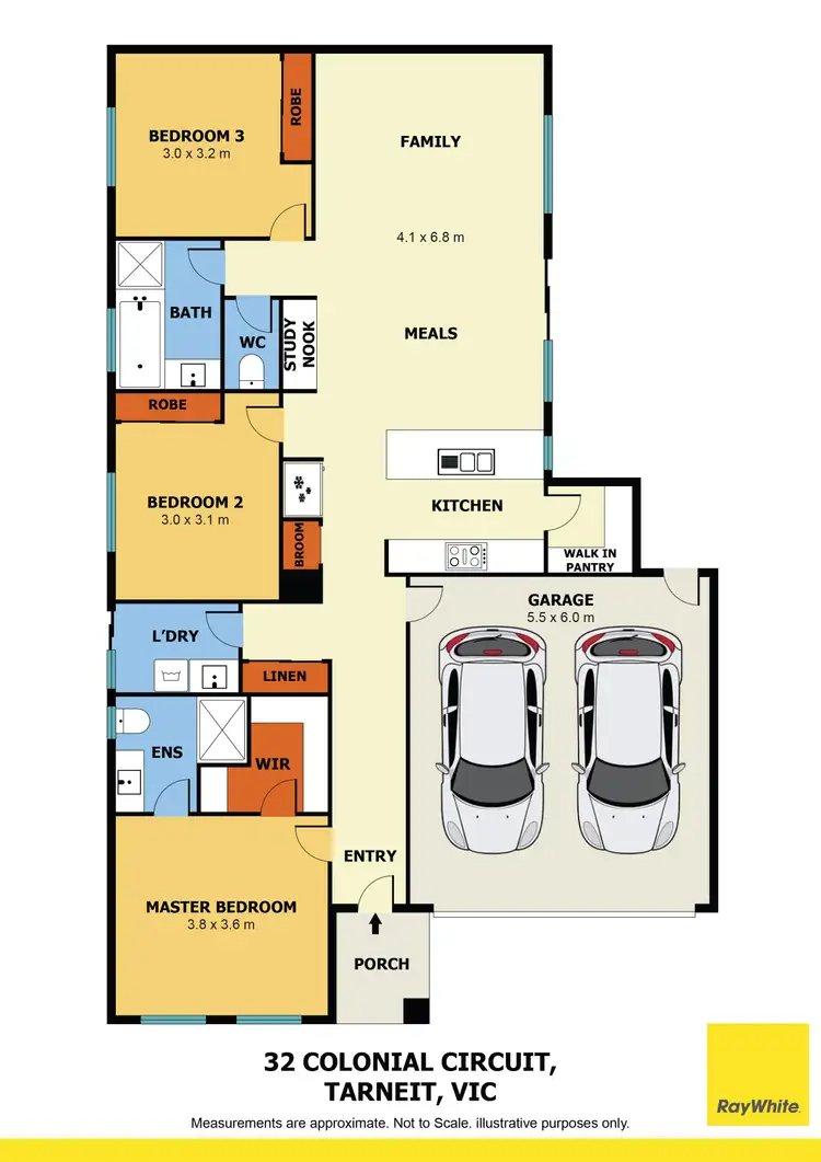 Floorplan of Homely house listing, 32 Colonial Circuit, Tarneit VIC 3029