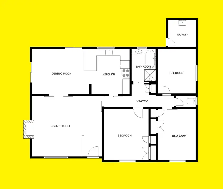 Floorplan of Homely house listing, 3 Brentwood Avenue, Mildura VIC 3500