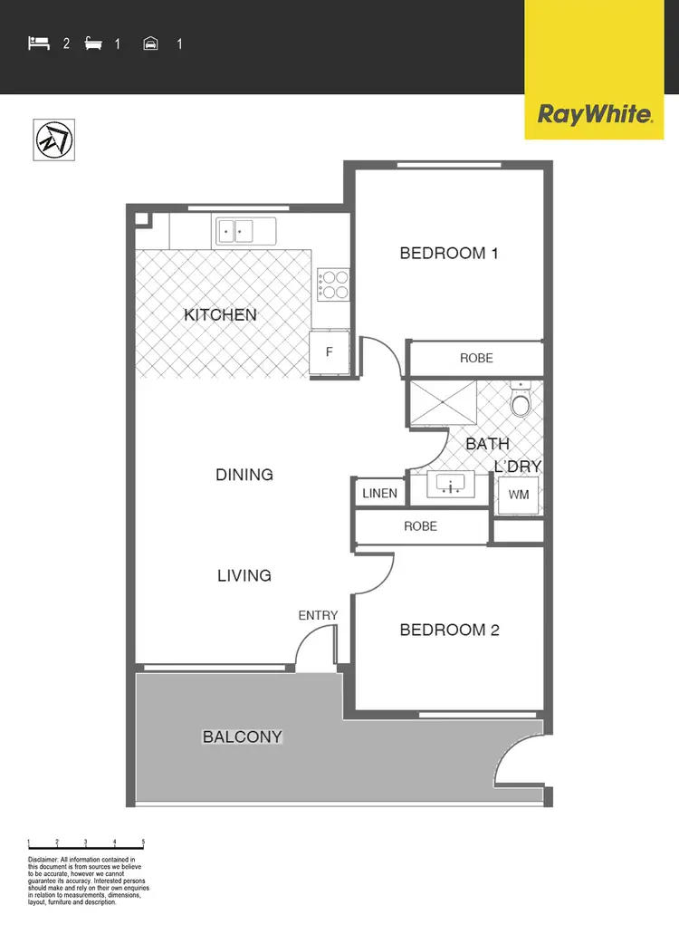 Floorplan of Homely apartment listing, 35/21 Battye Street, Bruce ACT 2617
