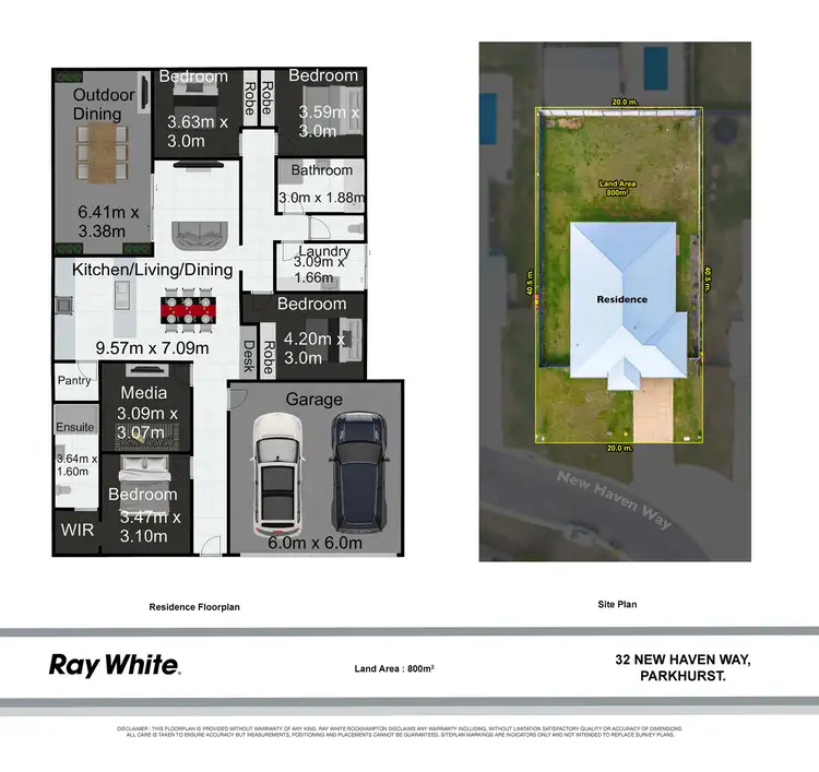 Floorplan of Homely house listing, 32 New Haven Way, Parkhurst QLD 4702