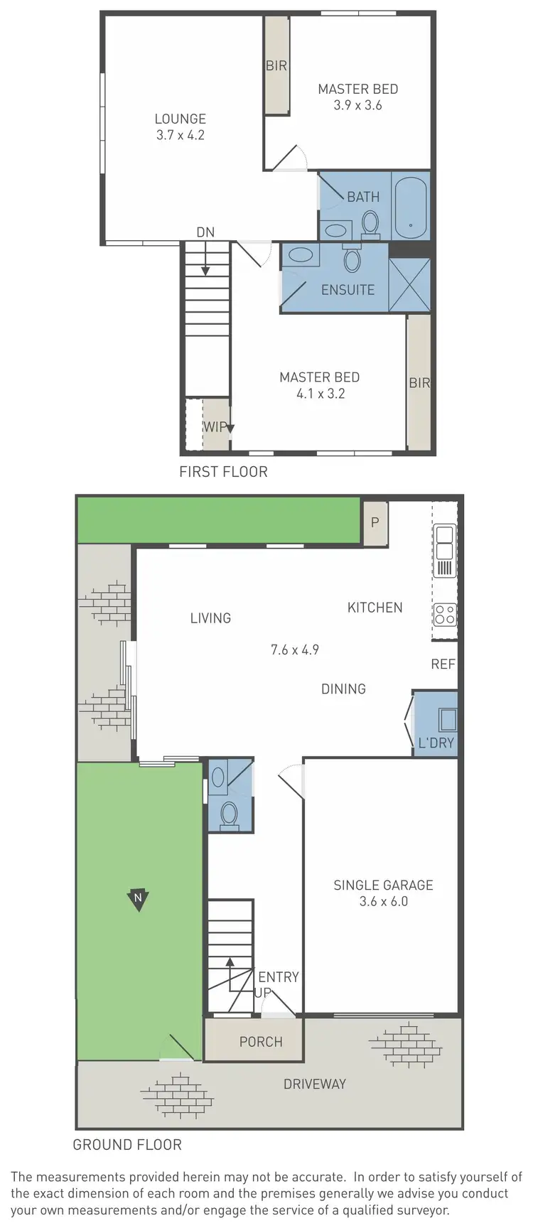 Floorplan of Homely townhouse listing, 2/22 Tableland Road, Tarneit VIC 3029