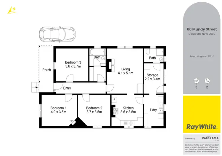 Floorplan of Homely house listing, 60 Mundy Street, Goulburn NSW 2580