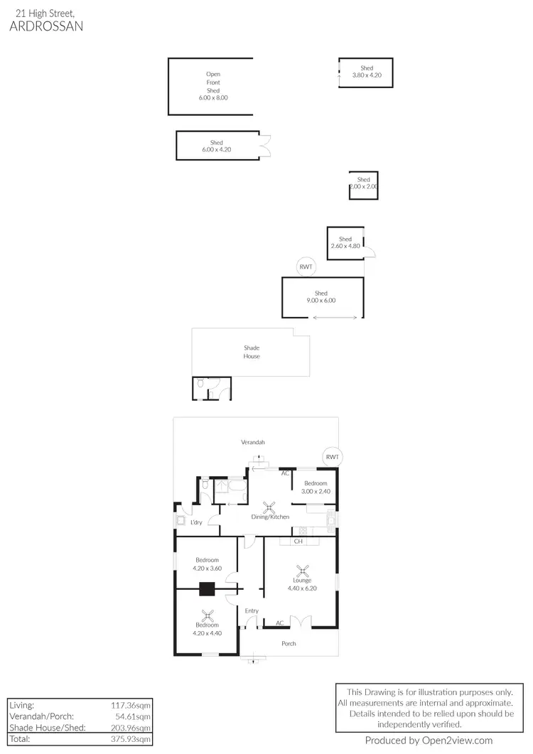 Floorplan of Homely house listing, 21 High Street, Ardrossan SA 5571