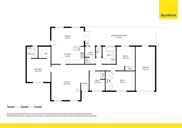 Floorplan of Homely house listing, 13 Wareemba Street, Scone NSW 2337