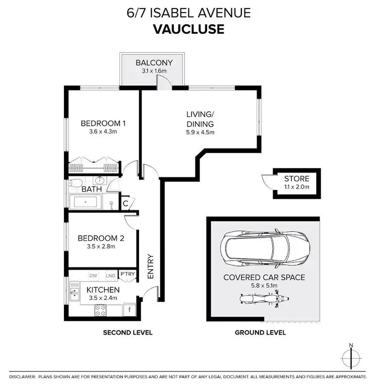 Floorplan of Homely apartment listing, 6/7 Isabel Avenue, Vaucluse NSW 2030