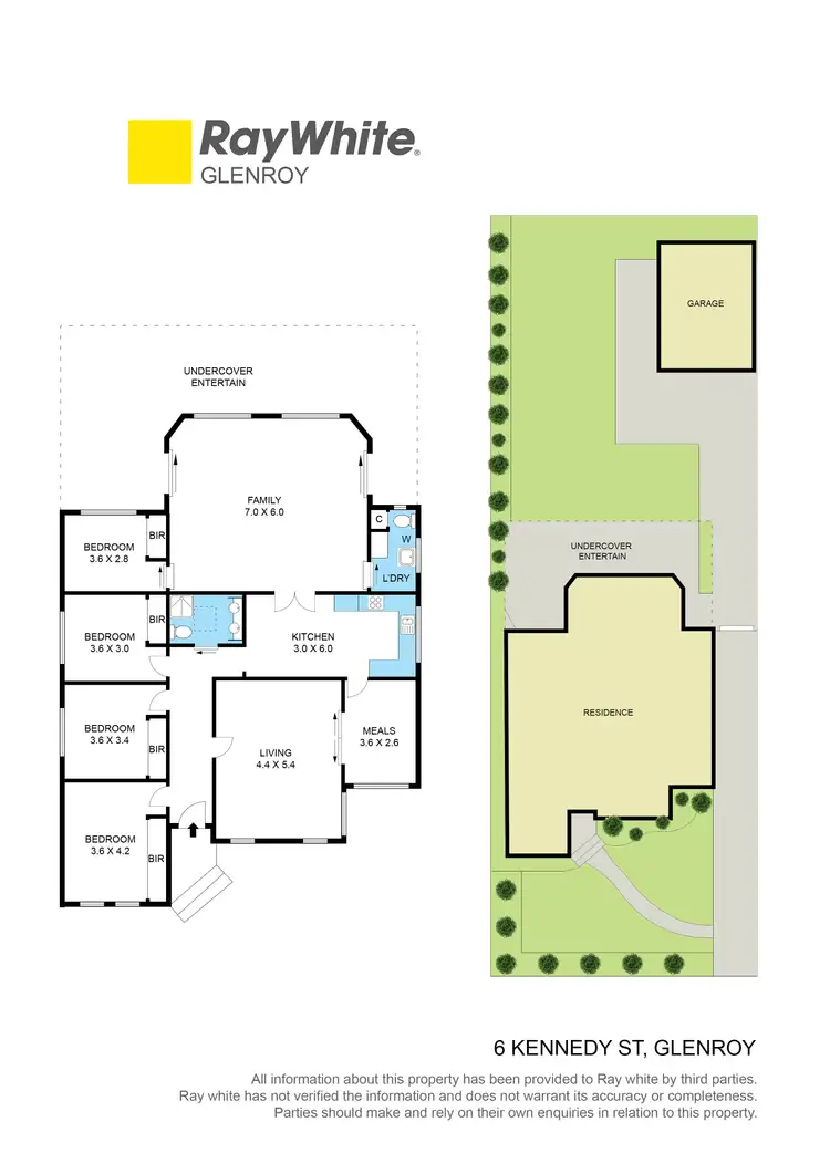 Floorplan of Homely house listing, 6 Kennedy Street, Glenroy VIC 3046