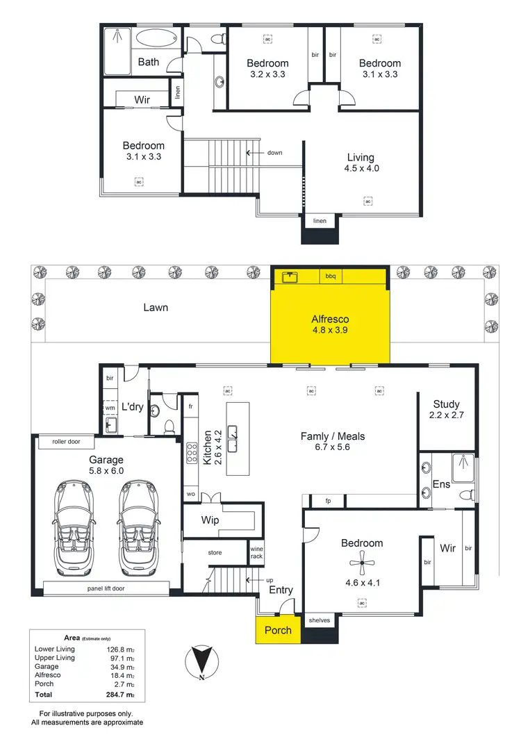Floorplan of Homely house listing, 25 Hardy Avenue, Glengowrie SA 5044