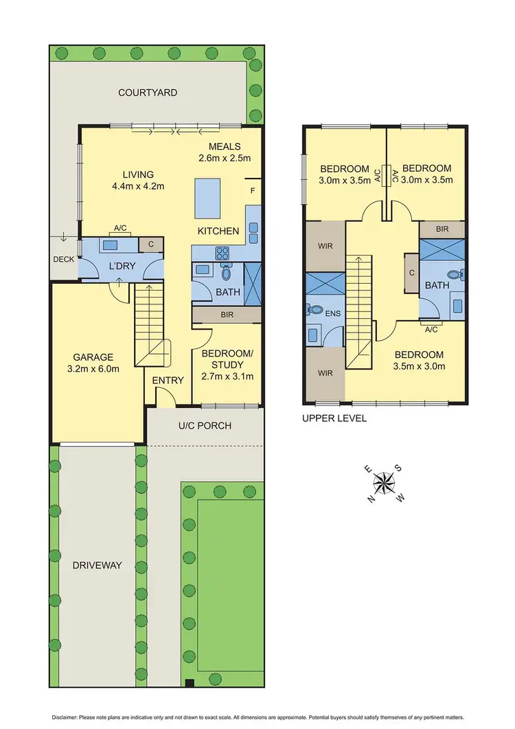 Floorplan of Homely townhouse listing, 54A De Chene Parade, Coburg North VIC 3058
