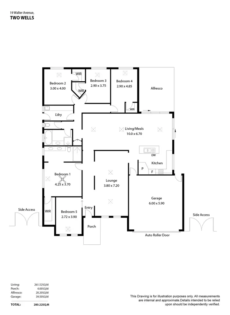 Floorplan of Homely house listing, 19 Walter Avenue, Two Wells SA 5501