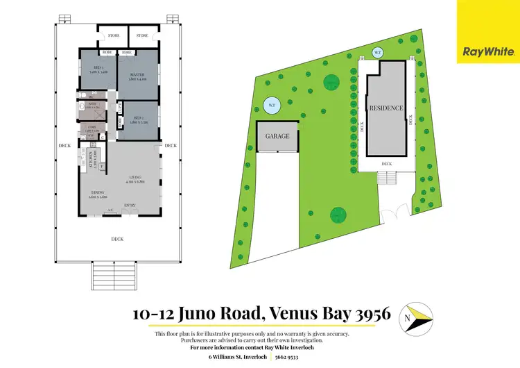 Floorplan of Homely house listing, 10-12 Juno Road, Venus Bay VIC 3956