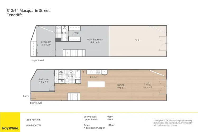 Floorplan of Homely apartment listing, 312/64 Macquarie Street, Teneriffe QLD 4005