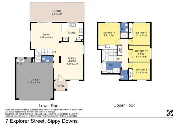 Floorplan of Homely house listing, 7 Explorer Street, Sippy Downs QLD 4556