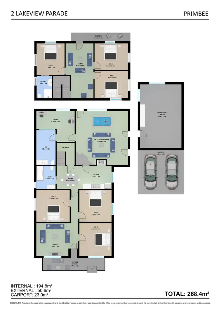 Floorplan of Homely house listing, 2 Lakeview Parade, Primbee NSW 2502