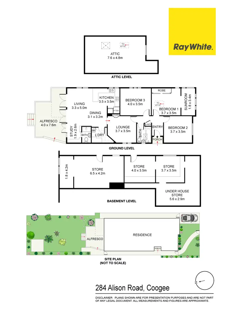 Floorplan of Homely house listing, 284 Alison Road, Coogee NSW 2034
