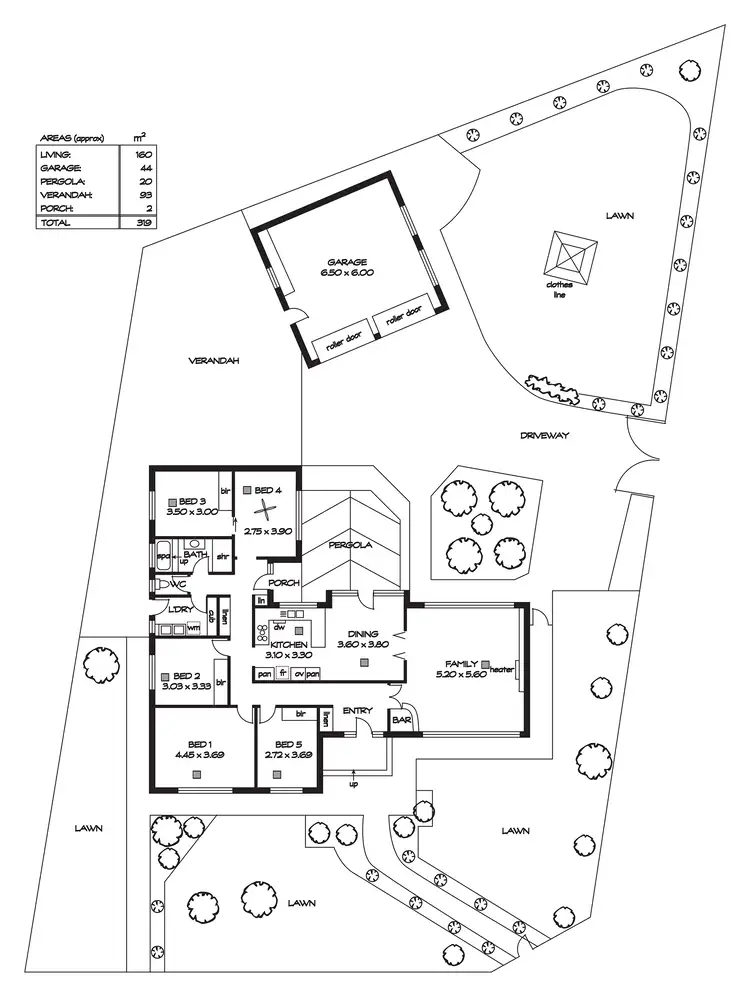 Floorplan of Homely house listing, 5 Hambledon Road, Campbelltown SA 5074
