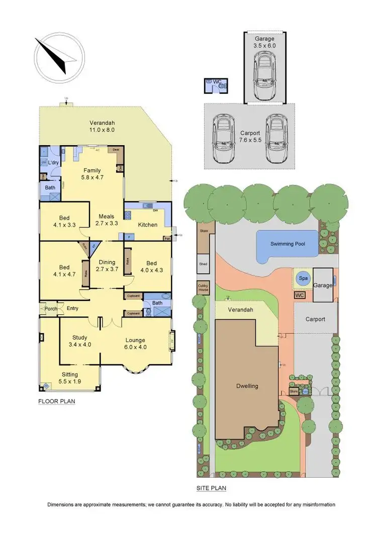 Floorplan of Homely house listing, 40 Leamington Street, Reservoir VIC 3073
