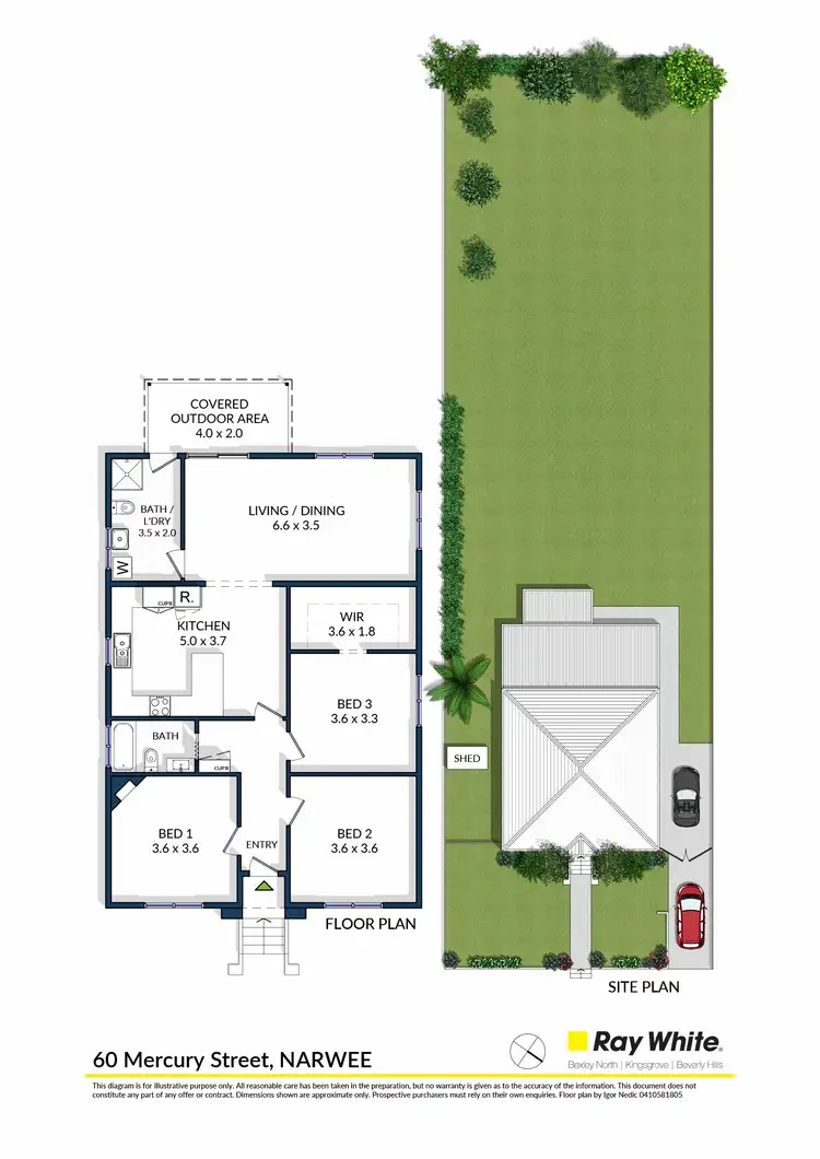 Floorplan of Homely house listing, 60 Mercury Street, Narwee NSW 2209