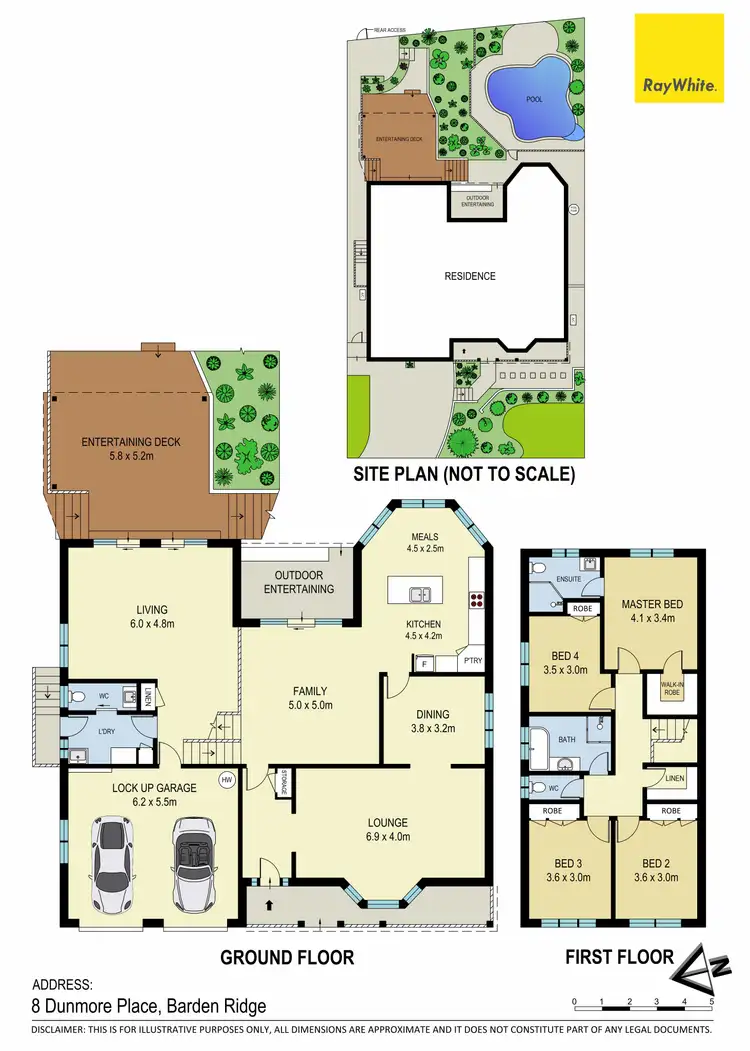 Floorplan of Homely house listing, 8 Dunmore Place, Barden Ridge NSW 2234