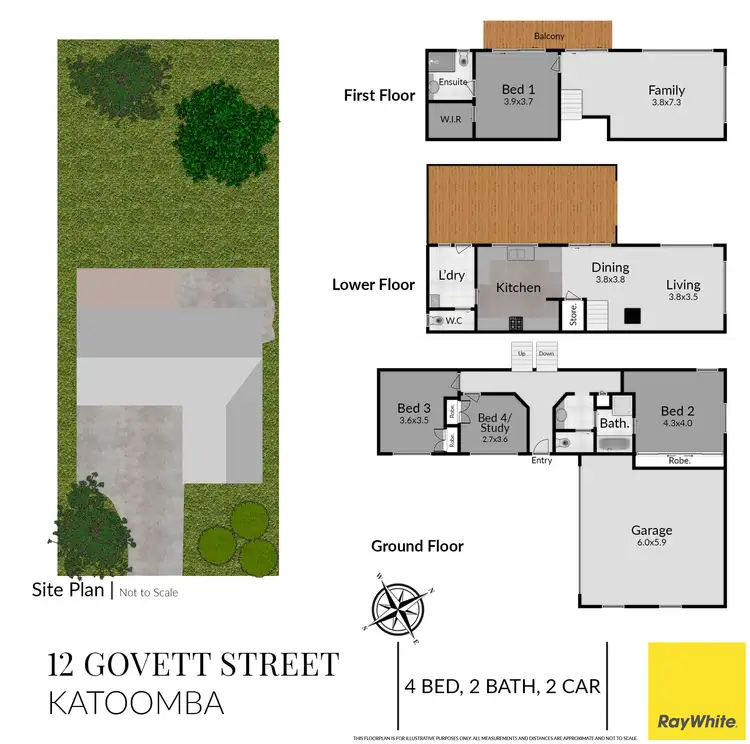 Floorplan of Homely house listing, 12 Govett Street, Katoomba NSW 2780