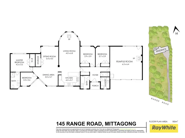 Floorplan of Homely house listing, 145 Range Road, Mittagong NSW 2575