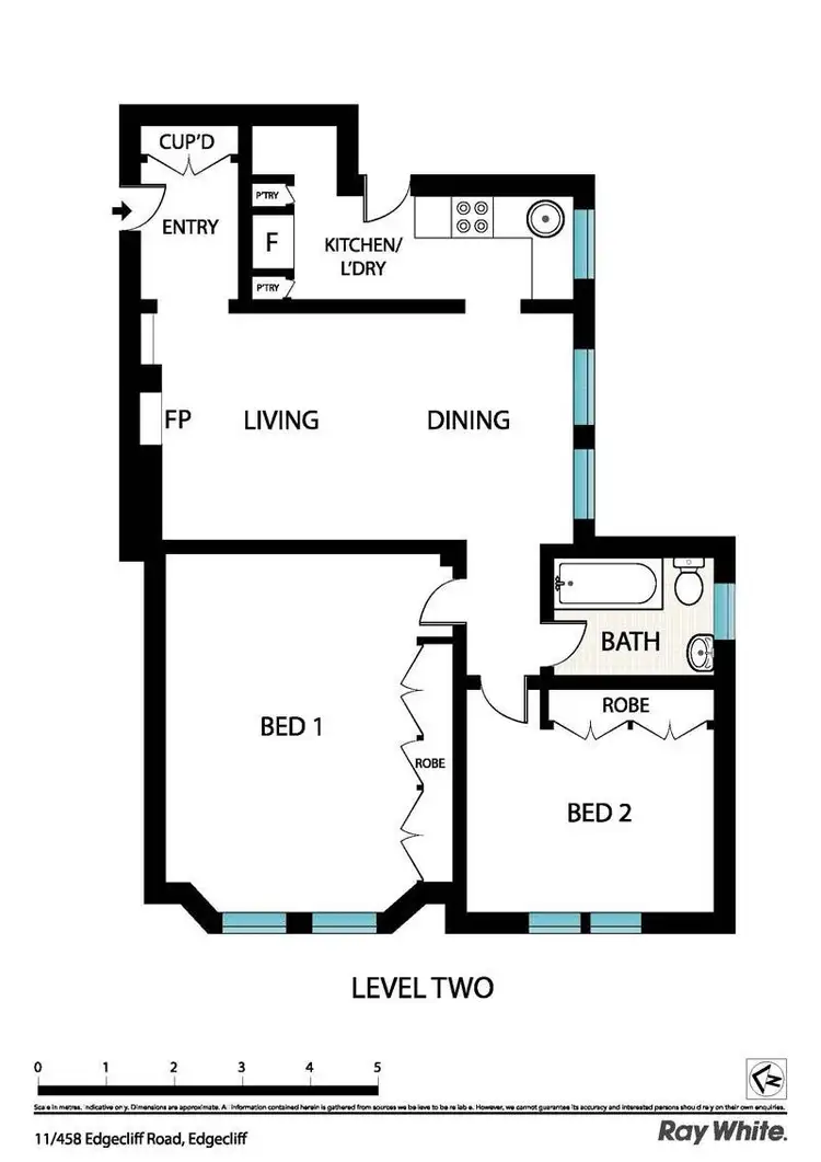 Floorplan of Homely apartment listing, 11/458 Edgecliff Road, Edgecliff NSW 2027