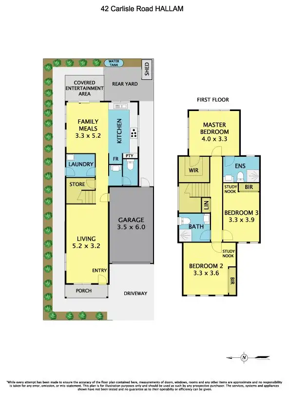 Floorplan of Homely townhouse listing, 42 Carlisle Road, Hallam VIC 3803