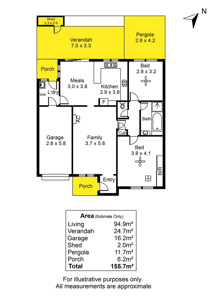 Floorplan of Homely house listing, 4/165 Diagonal Road, Warradale SA 5046