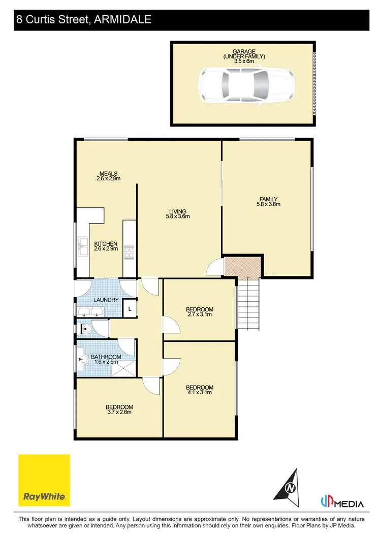 Floorplan of Homely house listing, 8 Curtis Street, Armidale NSW 2350