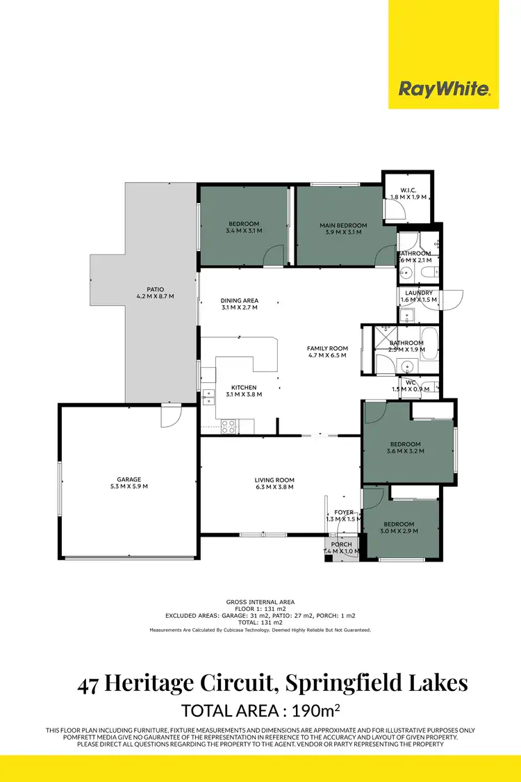 Floorplan of Homely house listing, 47 Heritage Circuit, Springfield Lakes QLD 4300