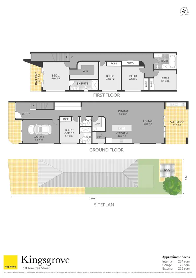 Floorplan of Homely house listing, 18B Armitree Street, Kingsgrove NSW 2208