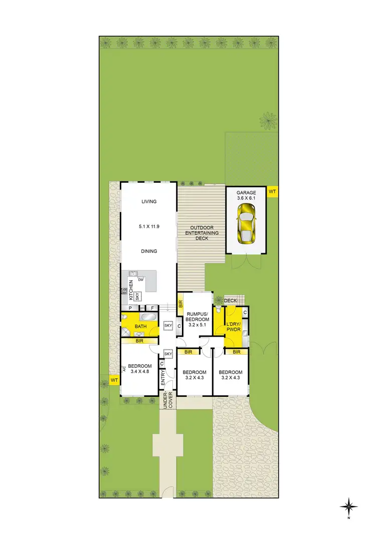 Floorplan of Homely house listing, 8 Spring Street, Belmont VIC 3216