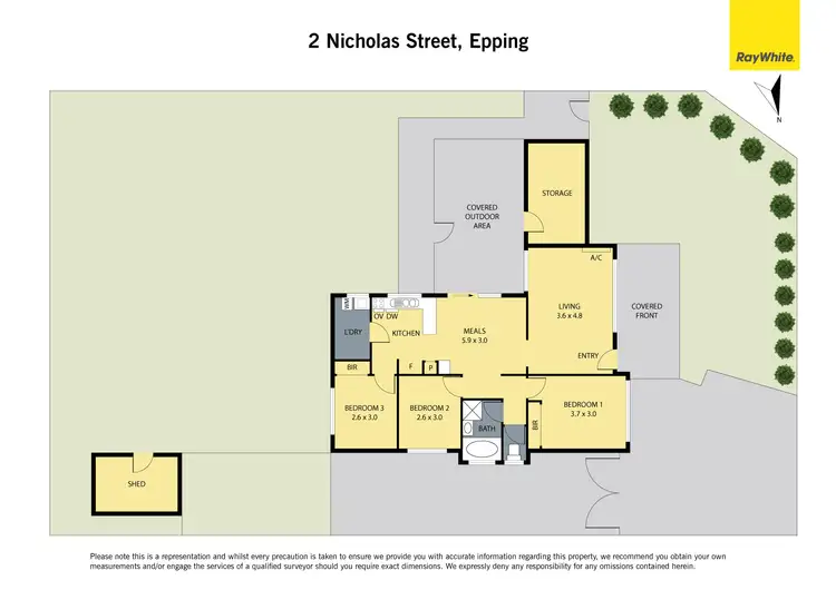 Floorplan of Homely house listing, 2 Nicholas Street, Epping VIC 3076