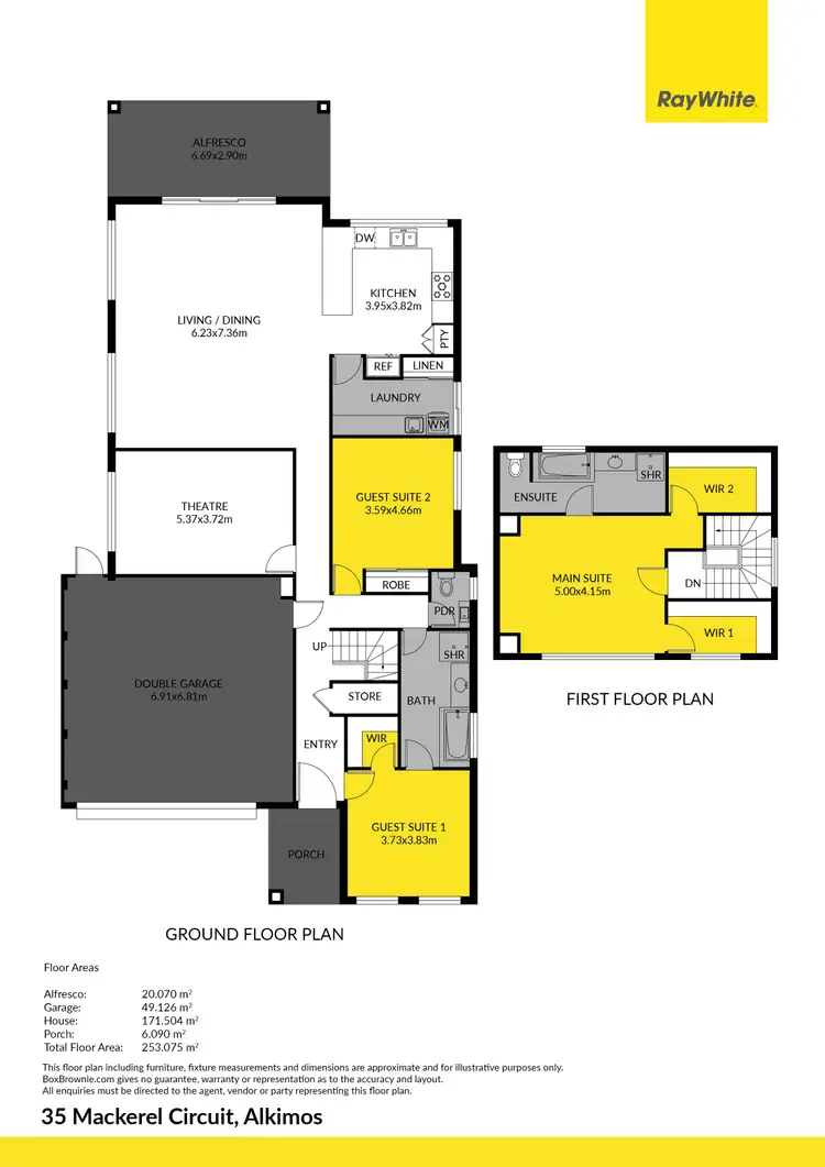 Floorplan of Homely house listing, 35 Mackerel Circuit, Alkimos WA 6038